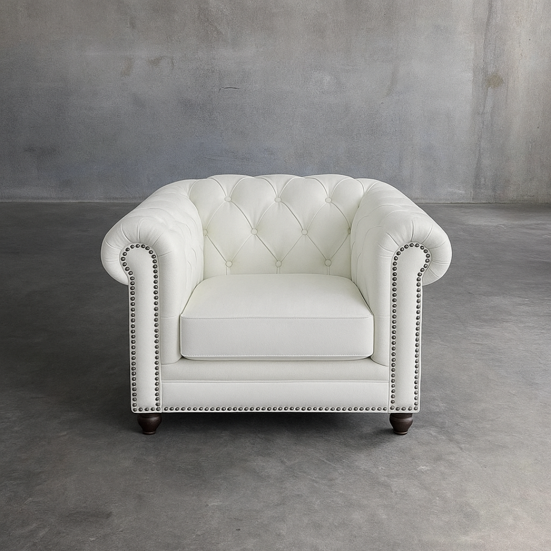1 Seater Harmony Chesterfield Couch